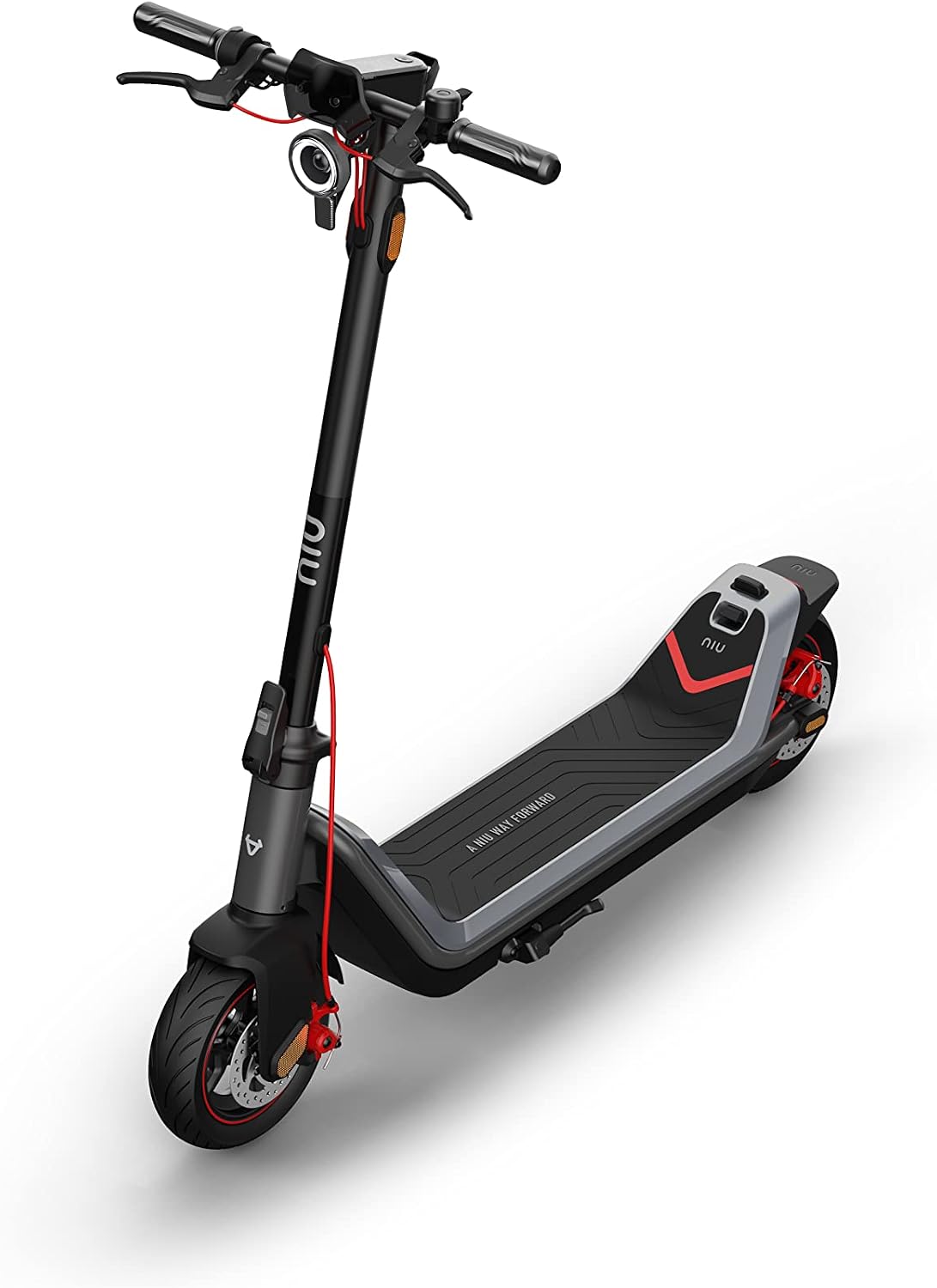 NIU E-Scooter mit Straßenzulassung oder ohne (je nach Model bis zu 65km Reichweite, 25 Prozent Steigung u. 120kg Belastung; extra breite Luftreifen; große Trittfläche; IP54; klappbar; Display; App)