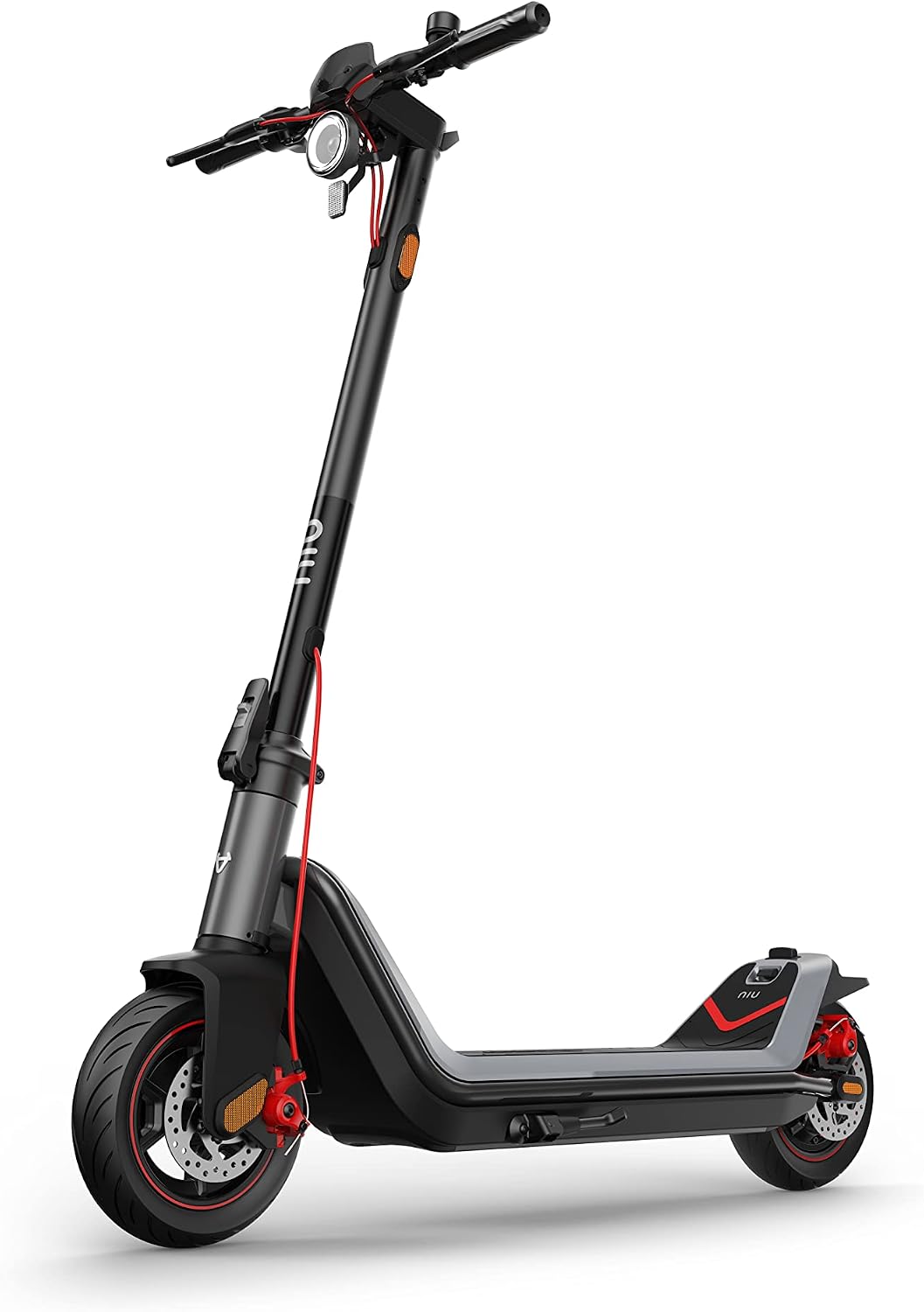 NIU E-Scooter mit Straßenzulassung oder ohne (je nach Model bis zu 65km Reichweite, 25 Prozent Steigung u. 120kg Belastung; extra breite Luftreifen; große Trittfläche; IP54; klappbar; Display; App)