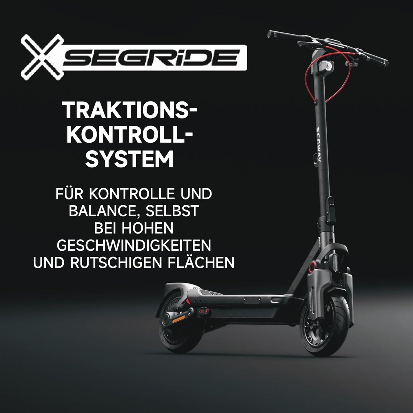 Segway-Ninebot MAX G3 D, E-Scooter mit Deutscher Straßenzulassung, 80 km Eco Modus Reichweite, 75km im Sport Modus, doppelte hydraulische Federung, 130 kg Tragkraft, Smart Display, 3,5 h Ladezeit