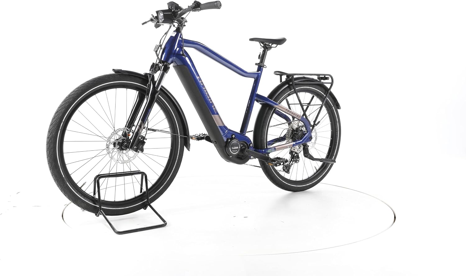 HAIBIKE E Bike Trekking 7 Trekking E-Bike Herren 27,5 Zoll Elektrofahrrad, Yamaha 70 Nm 630 Wh, 11 Gänge, Hydraulische Scheibenbremse 170-178 cm blau (Generalüberholt)