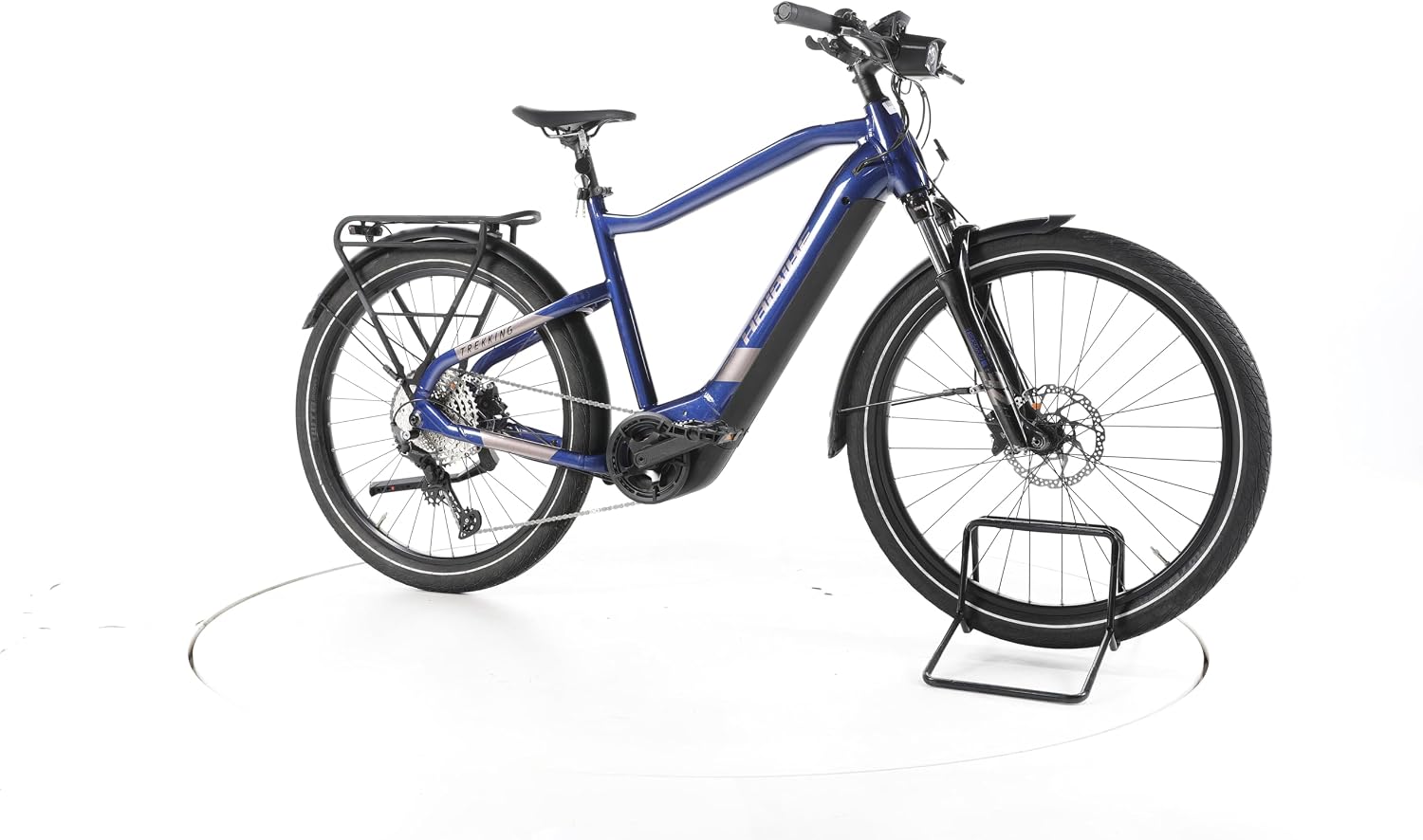 HAIBIKE E Bike Trekking 7 Trekking E-Bike Herren 27,5 Zoll Elektrofahrrad, Yamaha 70 Nm 630 Wh, 11 Gänge, Hydraulische Scheibenbremse 170-178 cm blau (Generalüberholt)