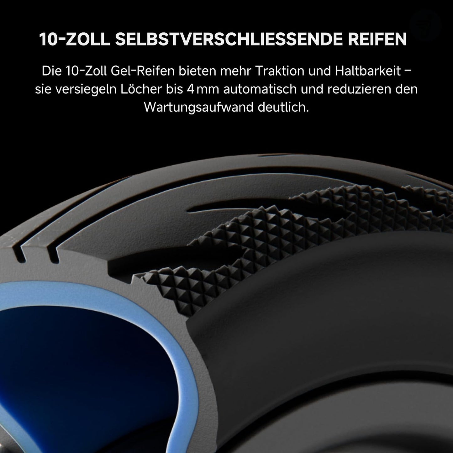 Segway-Ninebot F3 Pro D, E-Scooter mit Straßenzulassung für Erwachsene, 70km Reichweite im Eco-Modus, 120kg Tragfähigkeit, doppelte hydraulische Federung, Smart Display