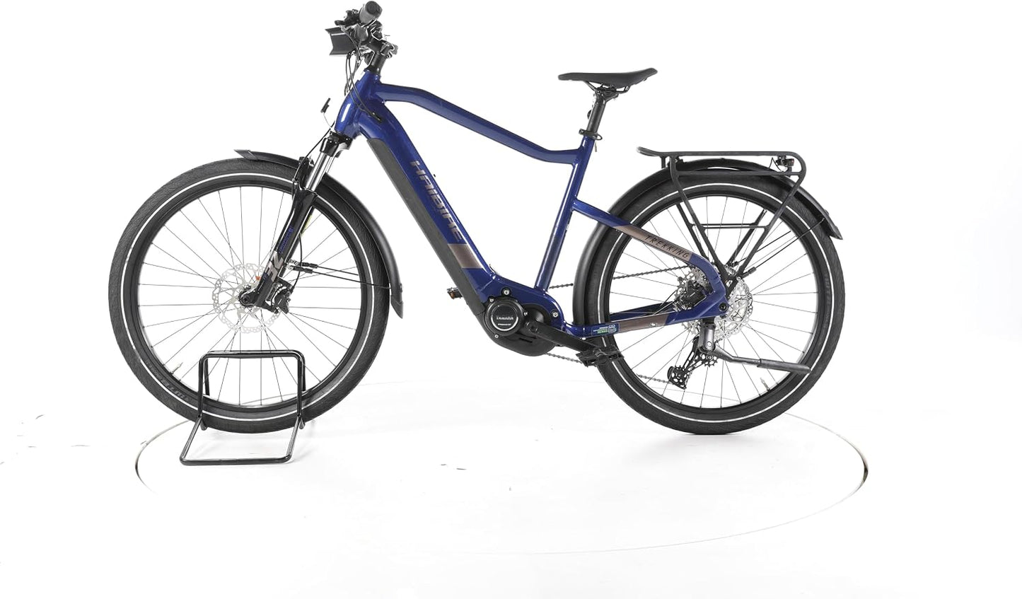 HAIBIKE E Bike Trekking 7 Trekking E-Bike Herren 27,5 Zoll Elektrofahrrad, Yamaha 70 Nm 630 Wh, 11 Gänge, Hydraulische Scheibenbremse 170-178 cm blau (Generalüberholt)
