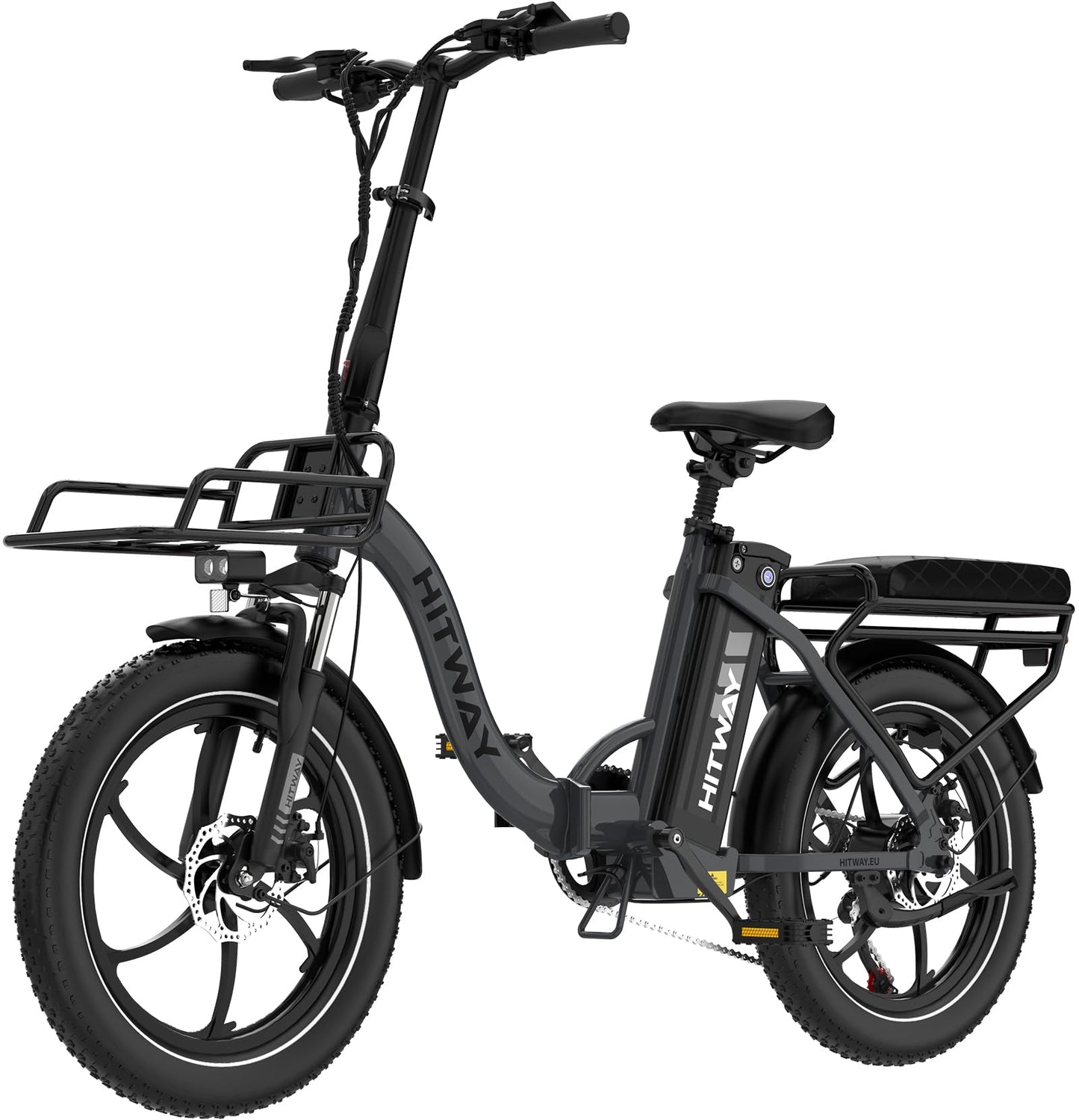 HITWAY E Bike, Ebike mit 250W Motor, Elektrofahrrad 20 Zoll, E-Bike mit 70-150km Reichweite, 7-Gang, APP-Steuerung, faltbar, IP54 wasserdicht, Pedelec