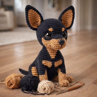 Amigurumi Häkelanleitung Hund PDF – Digitales Häkelmuster für süßen Welpen, Anfängerfreundlich